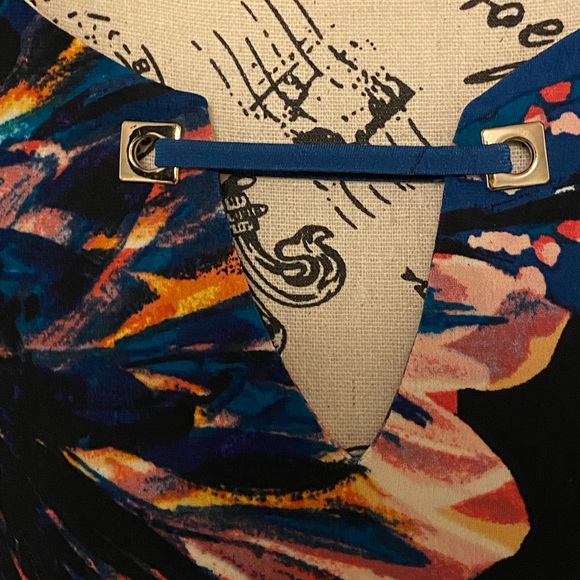 🎈Dana Buchman L Floral  Tunic - Picture 9 of 14